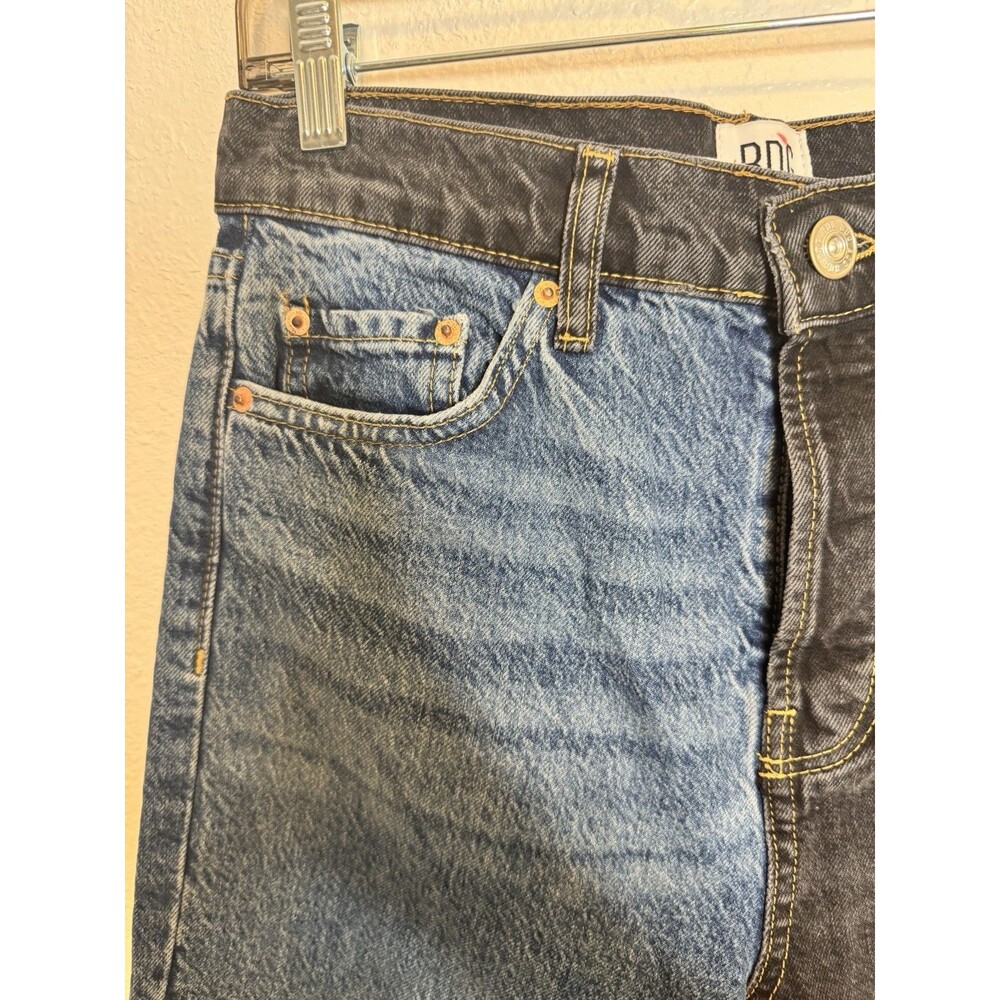BDG Urban Outfitters Pax Two-Tone Jeans W28 L32 Blue Black Denim NWT - Picture 8 of 16